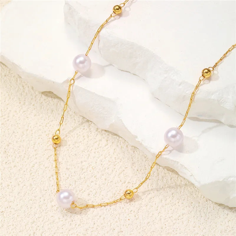 Colar Pérolas Glamorosas