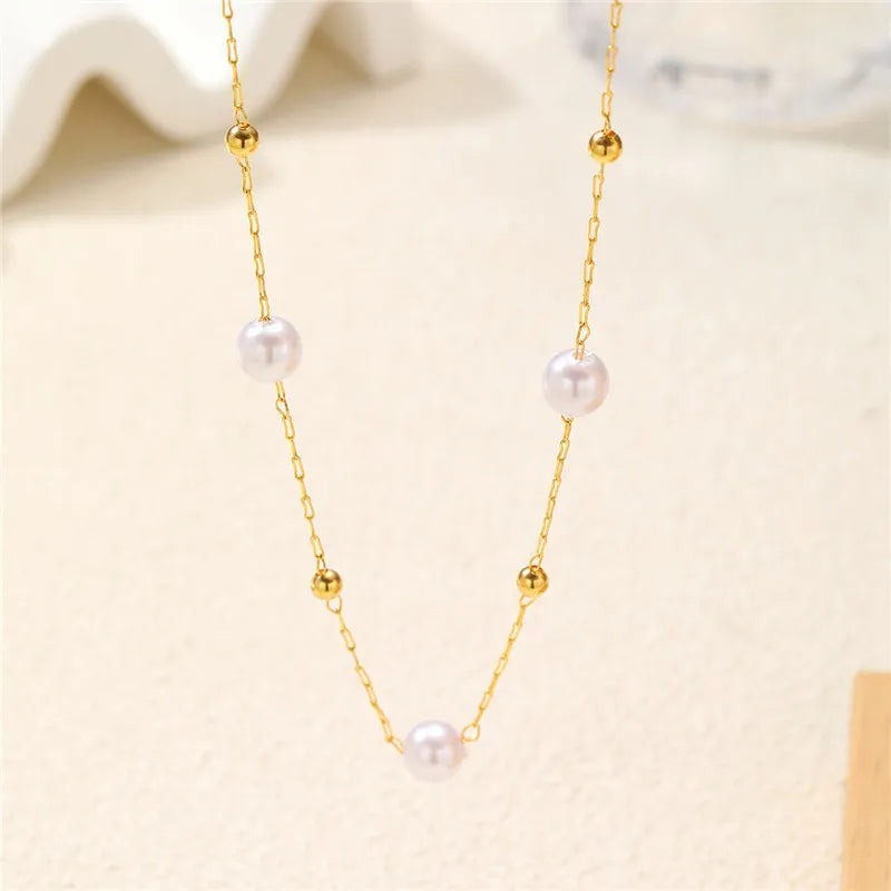 Colar Pérolas Glamorosas